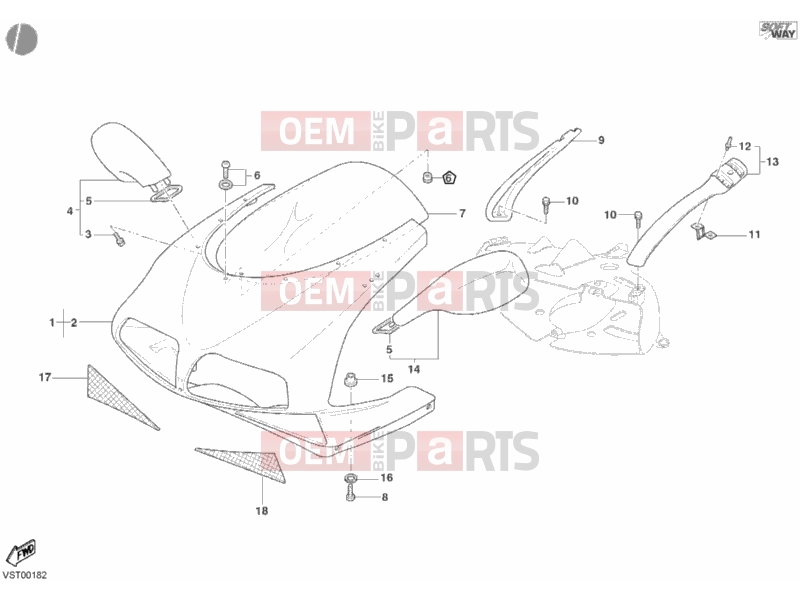 DUCATI 2004 998 Final Ed. COWLING » PLASTICS