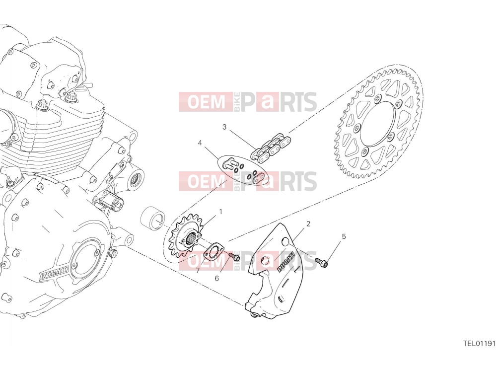 DUCATI 2017 Scrambler Full Throttle FRONT BRAKE SYSTEM [MOD:SCR800FT]