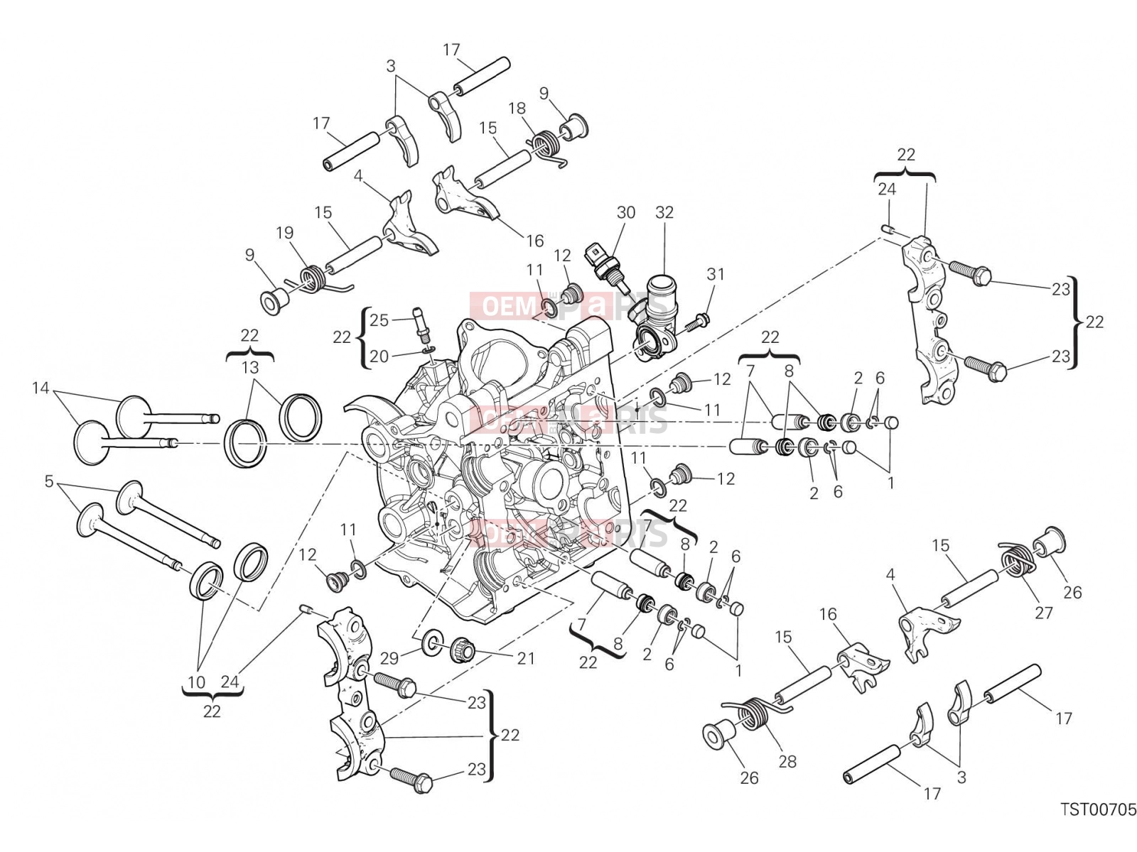 DUCATI 2021 Monster + HORIZONTAL HEAD [MOD:M937+]