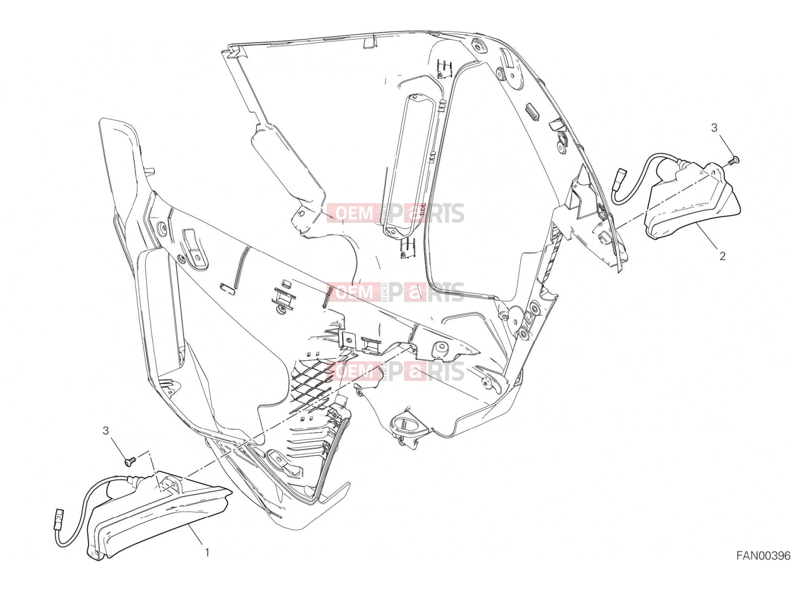 DUCATI 2021 Multistrada V4 TURN INDICATORS [MOD:MSV4]