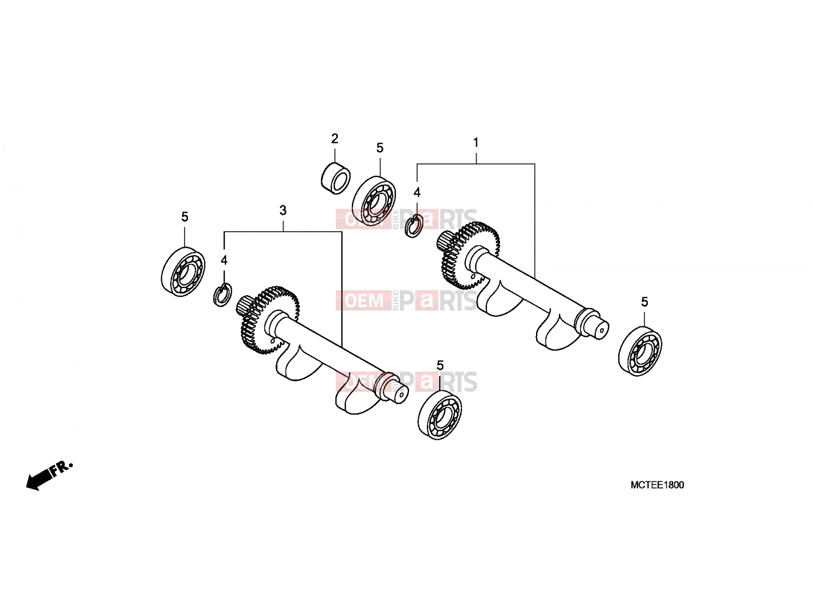 HONDA FJS600D6 SILVER WING 2006 E-18 BALANCER