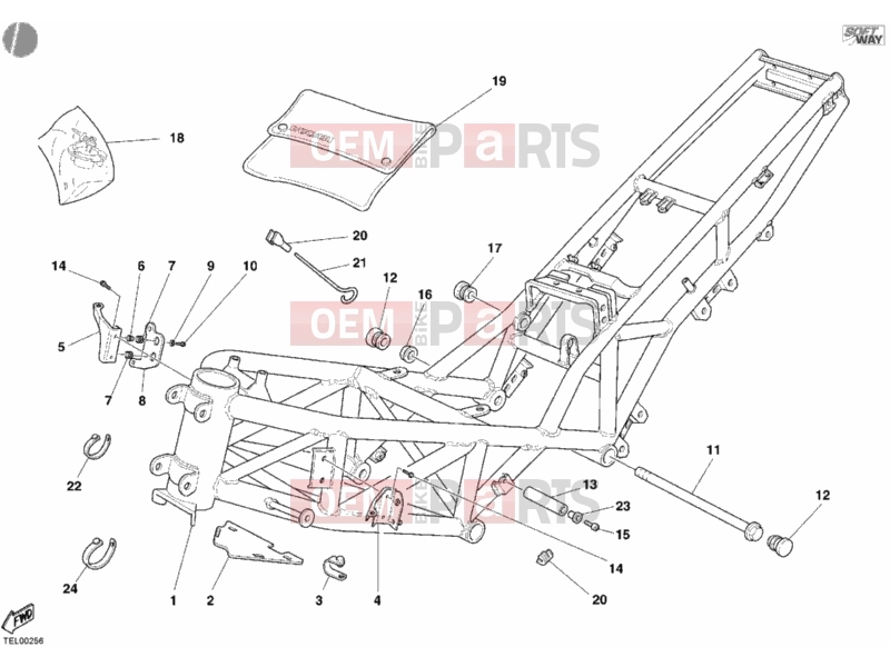 DUCATI 2004 Sporttouring ST3 FRAME » FRAME