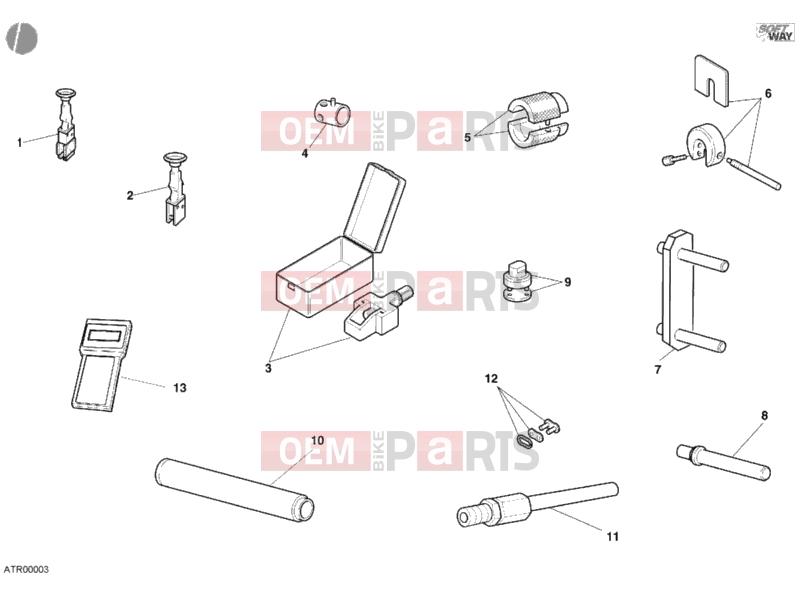 DUCATI 2004 Sporttouring ST4 S WORKSHOP SERVICE TOOLS, FRAME » FRAME