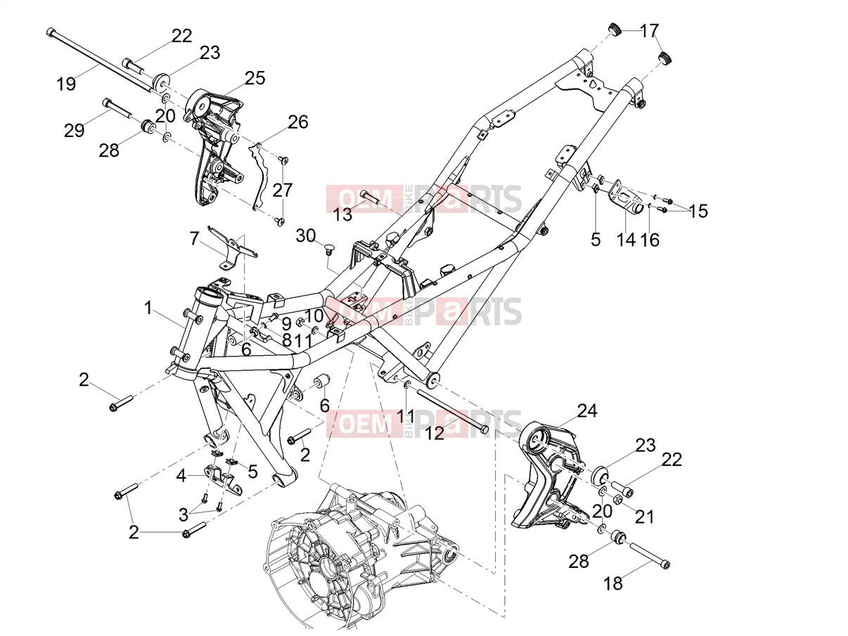 MOTOGUZZI V85 TT Frame » Frame