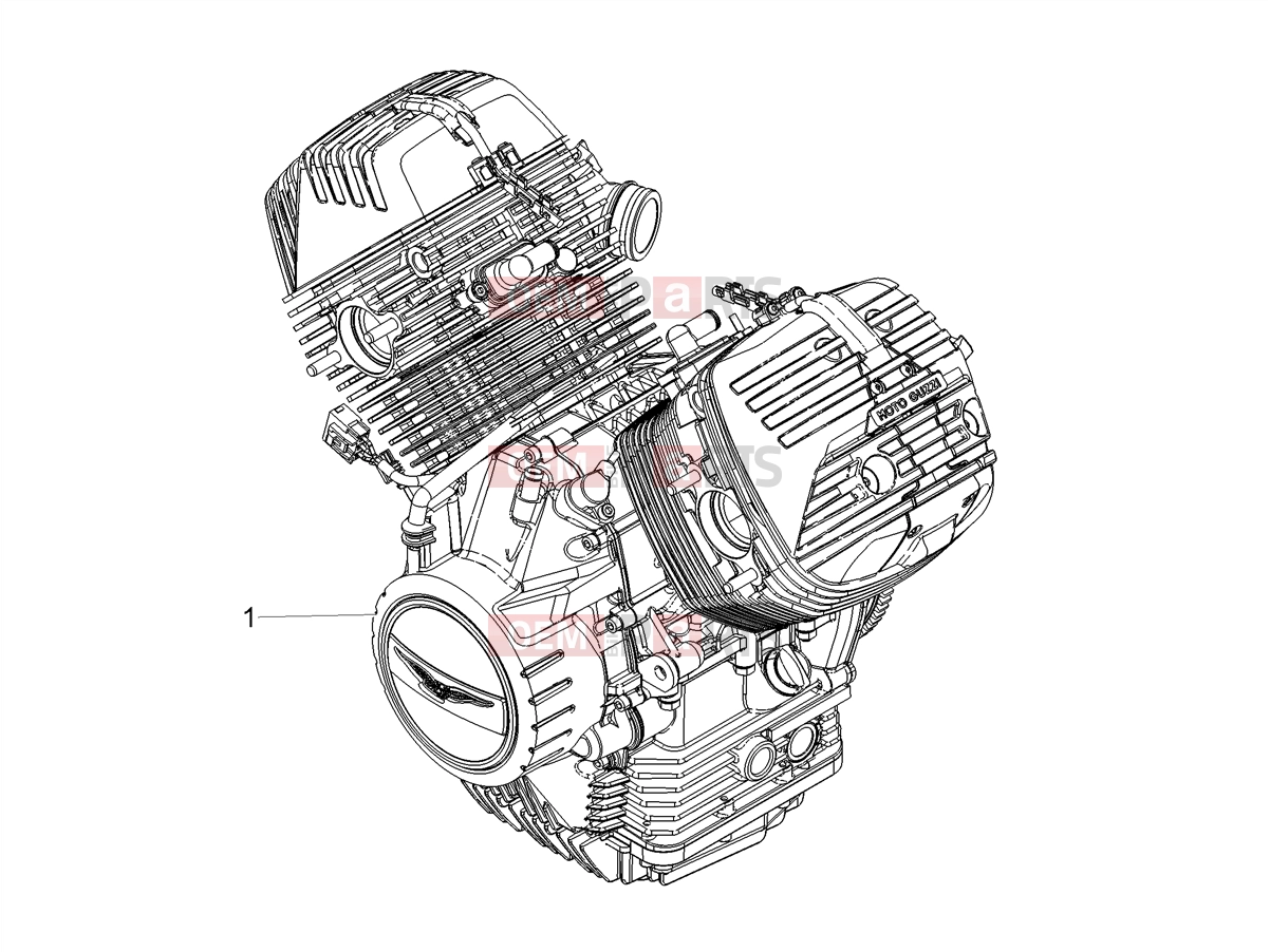 MOTOGUZZI V85 TT Travel Pack Engine » Engine-Completing part-Lever