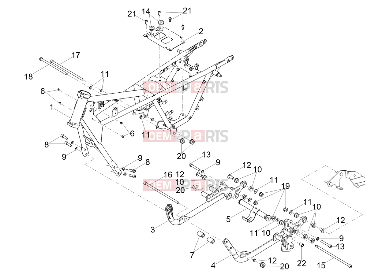 MOTOGUZZI V9 Bobber 850 Frame » Frame