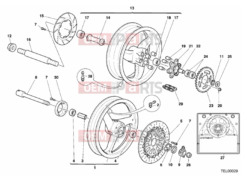 DUCATI 2003 Monster 400 WHEELS » FRONT WHEEL
