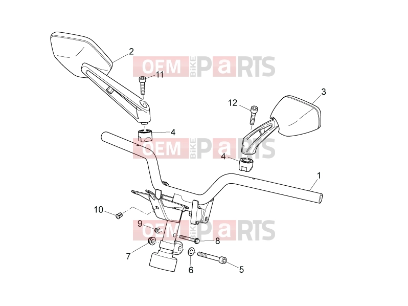 APRILIA SR 50 R Handlebar - Controls » Handlebar - Controls