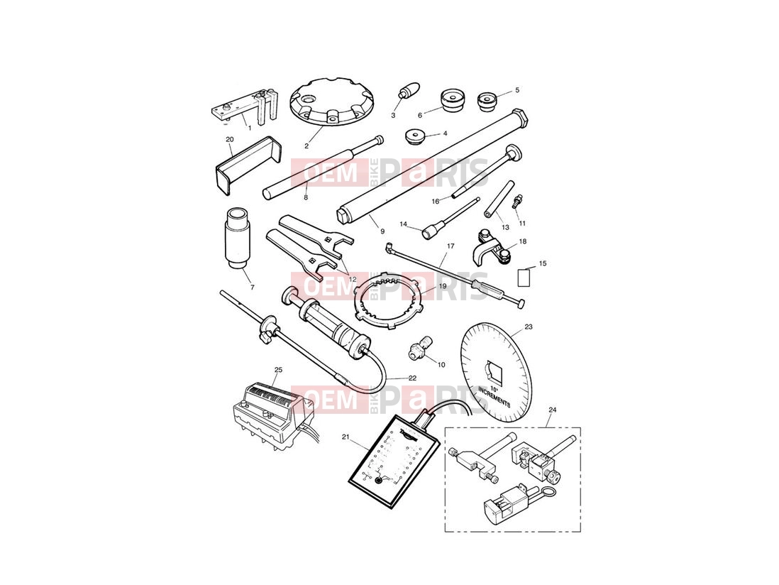 Triumph 1995 TRIDENT Service Tools