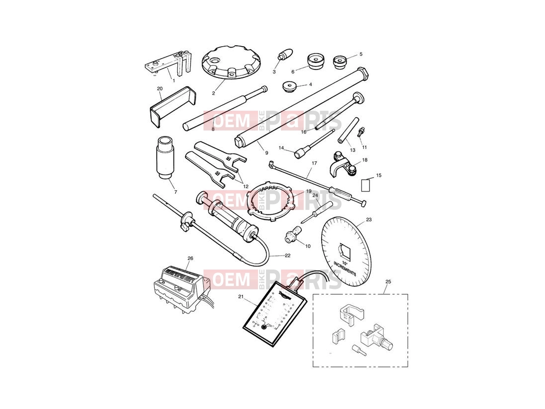 Triumph 1998 THUNDERBIRD SPORT Service Tools