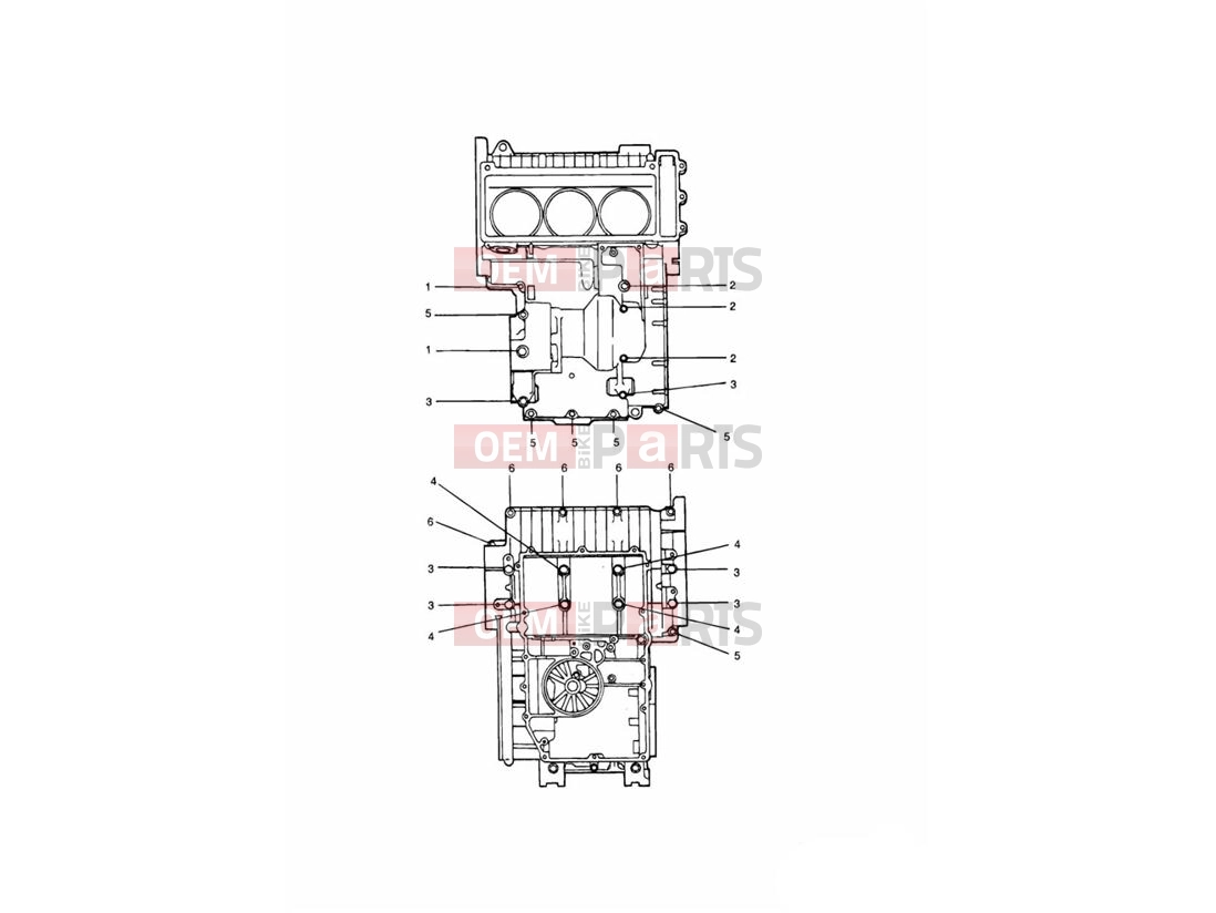Triumph 2000 THUNDERBIRD SPORT Crankcase Fixings