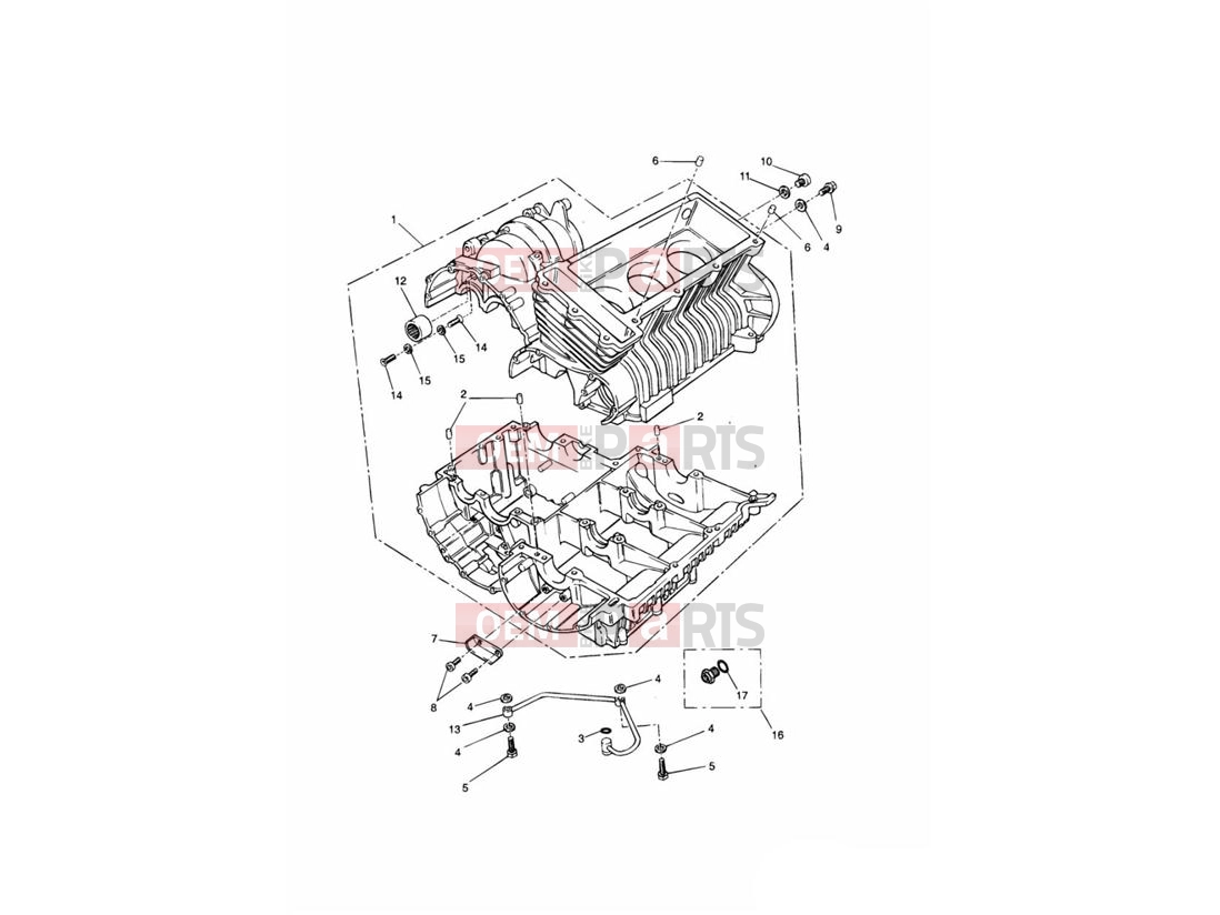 Triumph 2001 THUNDERBIRD SPORT Crankcase