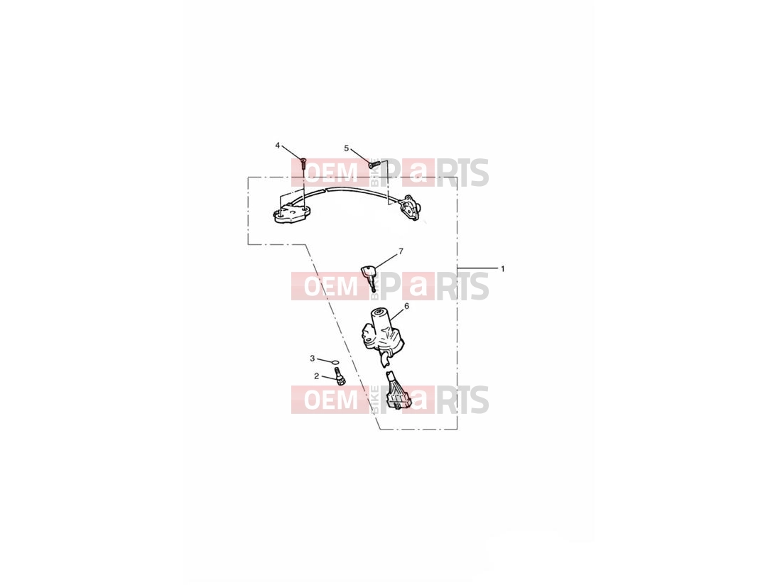 Triumph 2002 THUNDERBIRD SPORT Ignition Switch/Seat Lock