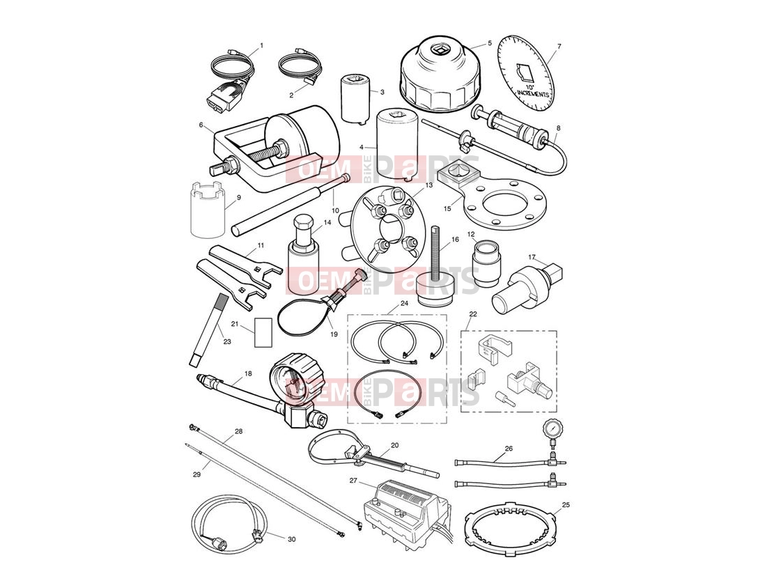 Triumph 2004 SPEED FOUR Service Tools