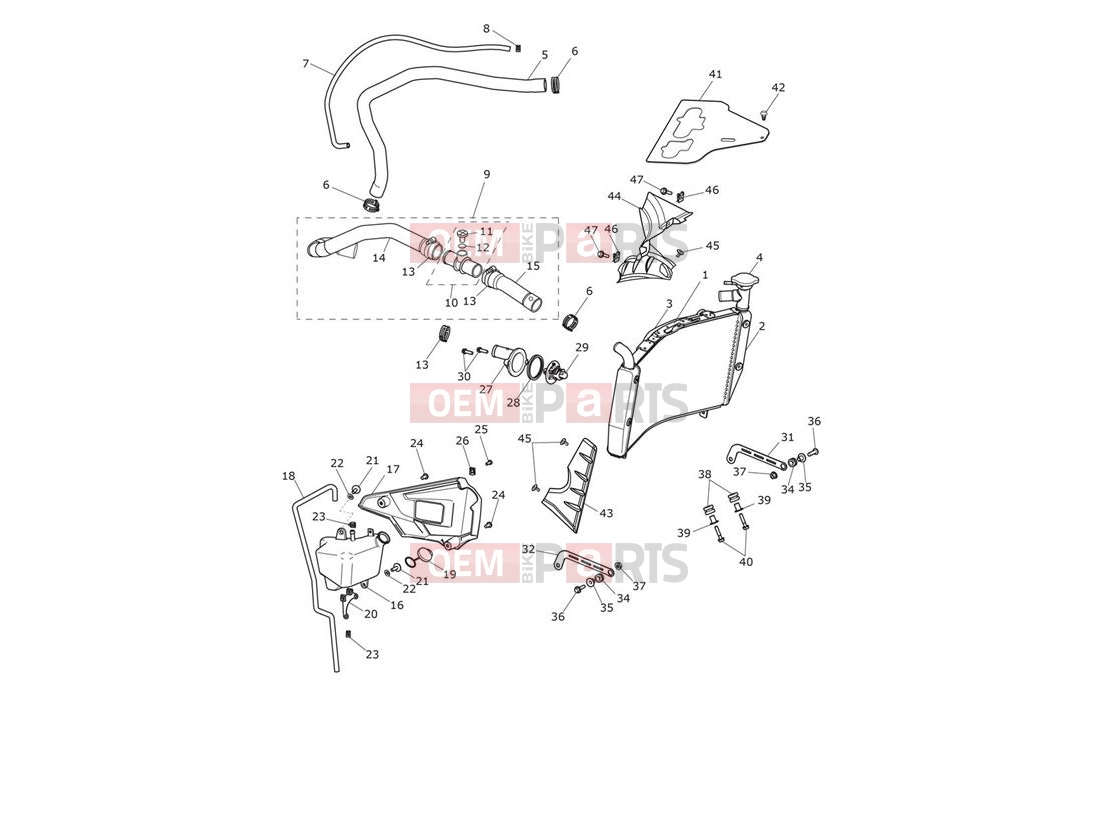 Triumph 2017 TIGER EXPLORER XRT 740277 > Cooling System