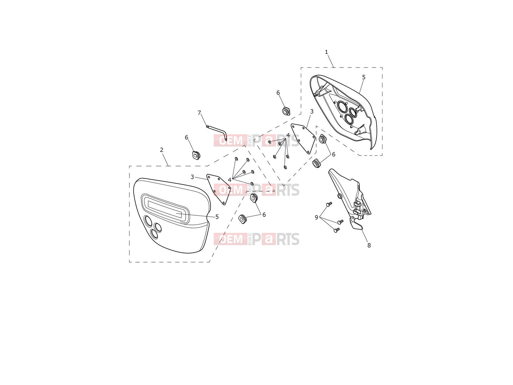 Triumph 2017 THRUXTON R Side Fairing Panels