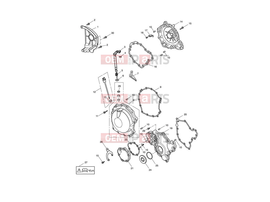 Triumph 2006 SPRINT ST 208167 > Engine Covers