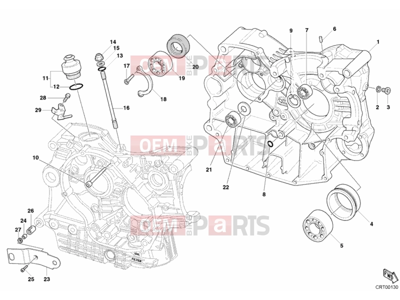 DUCATI 2003 Superbike 749 S CRANKCASE » ENGINE CASE