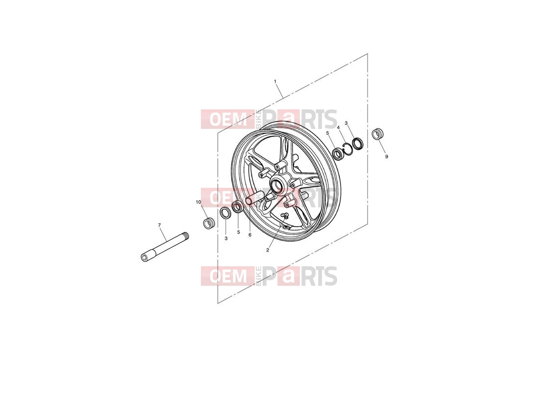 Triumph 2012 SPRINT GT Front Wheel