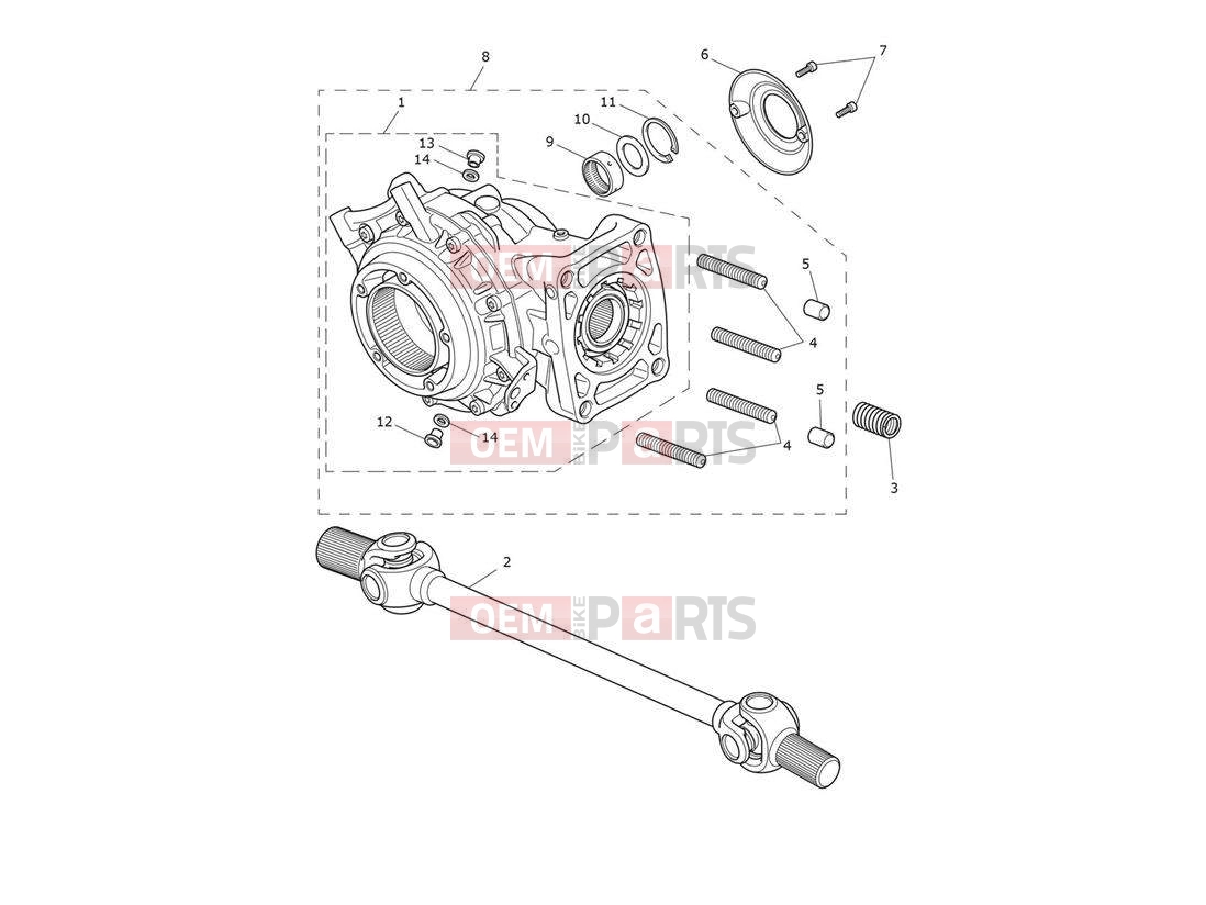 Triumph 2021 ROCKET 3 GT Final Drive Unit