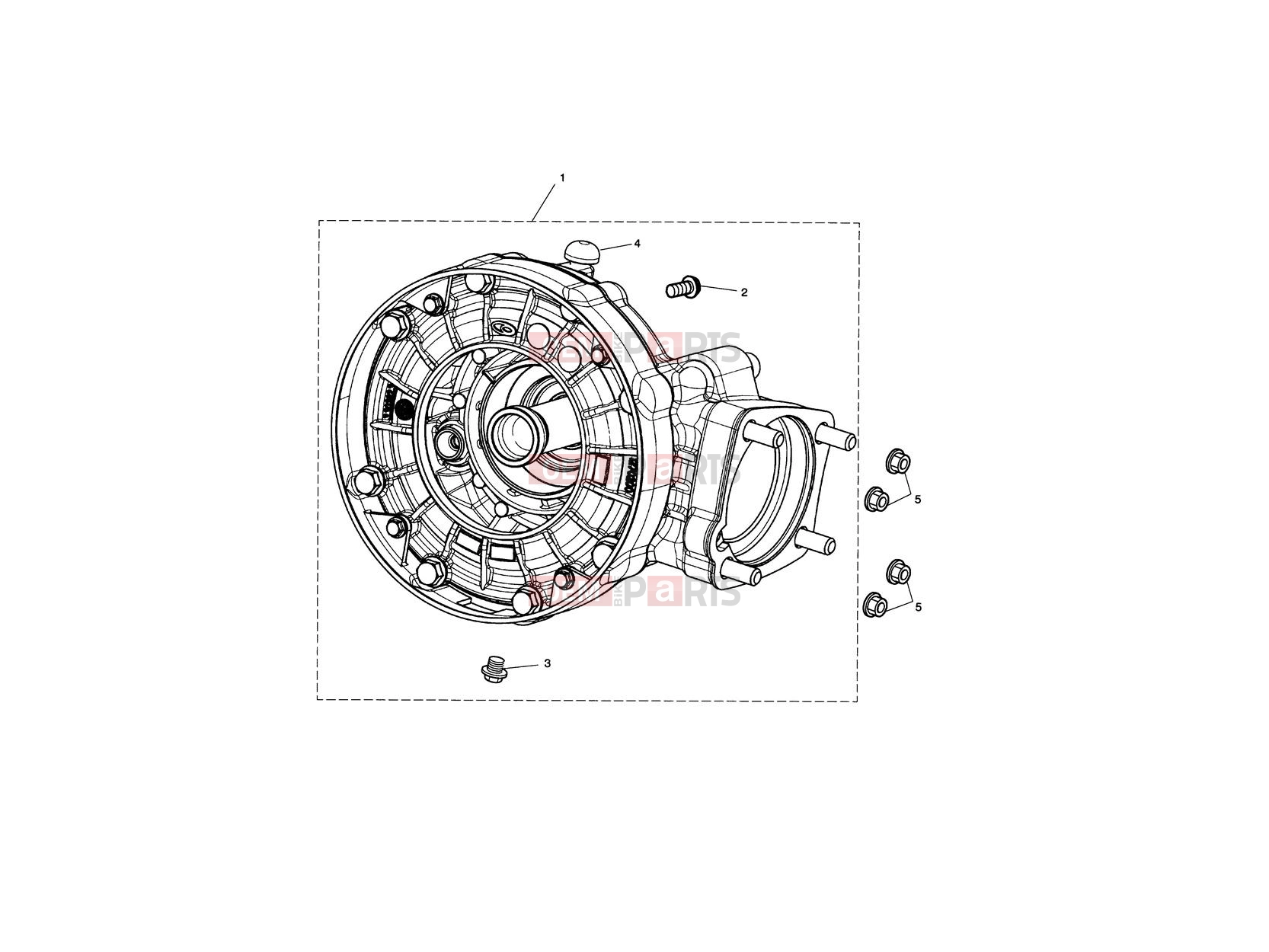 Triumph 2012 ROCKET III, CLASSIC & ROADSTER Final Drive Unit