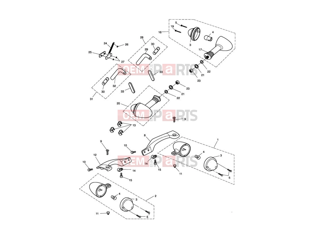Triumph 2012 ROCKET III, CLASSIC & ROADSTER Indicators