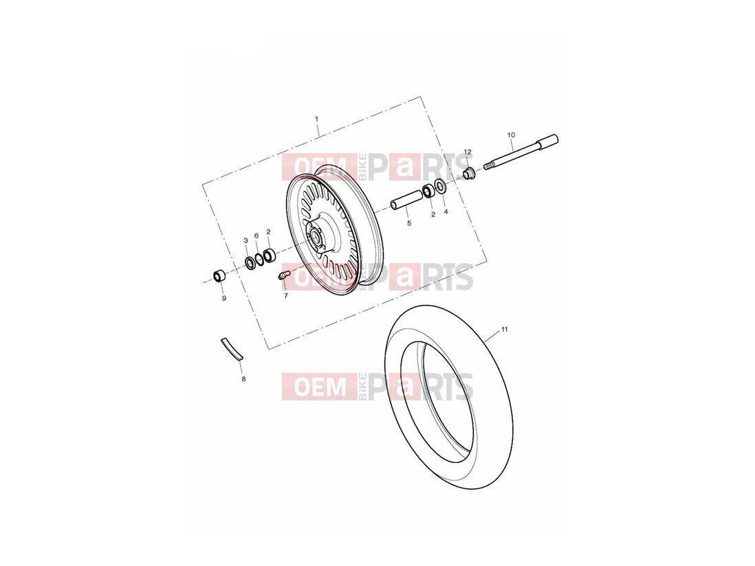 Triumph 2008 ROCKET III TOURING Front Wheel