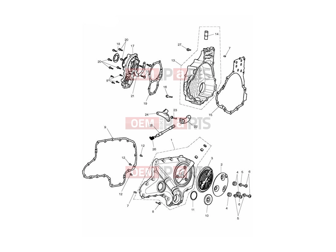 Triumph 2009 ROCKET III TOURING Engine Covers