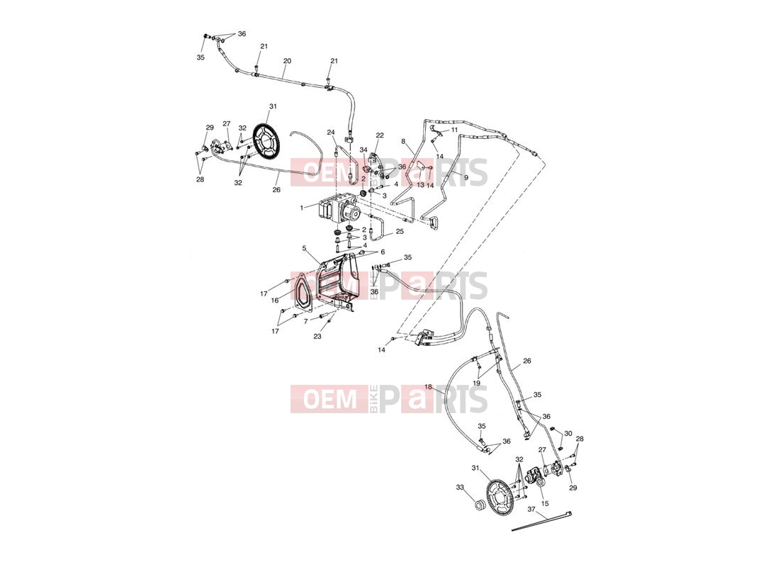 Triumph 2010 ROCKET III TOURING ABS Components