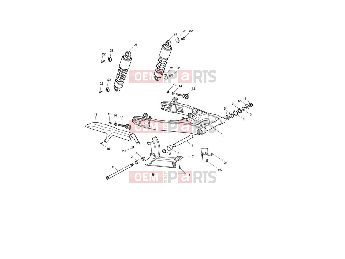 Triumph 2014 THUNDERBIRD COMMANDER Rear Suspension