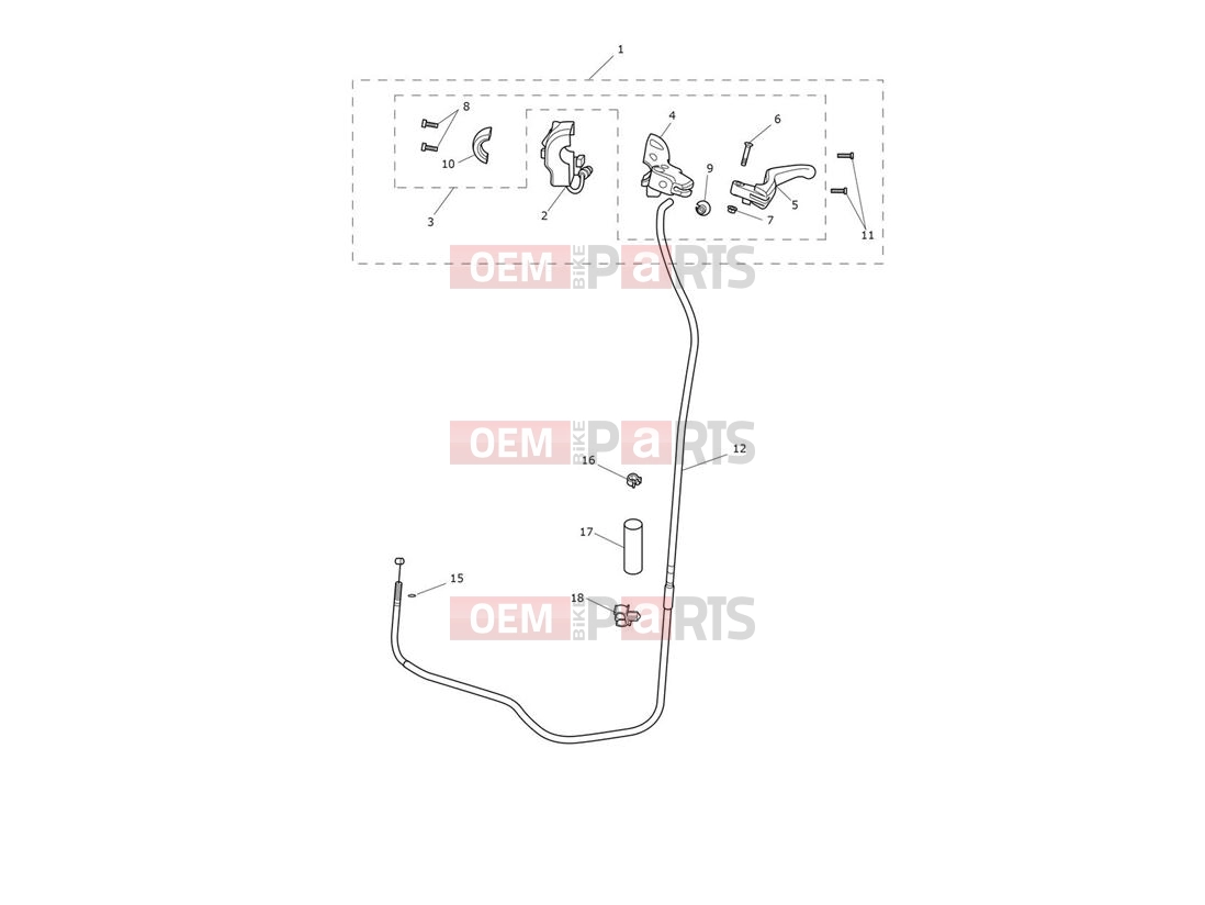 Triumph 2015 THUNDERBIRD COMMANDER Clutch Controls & Switches
