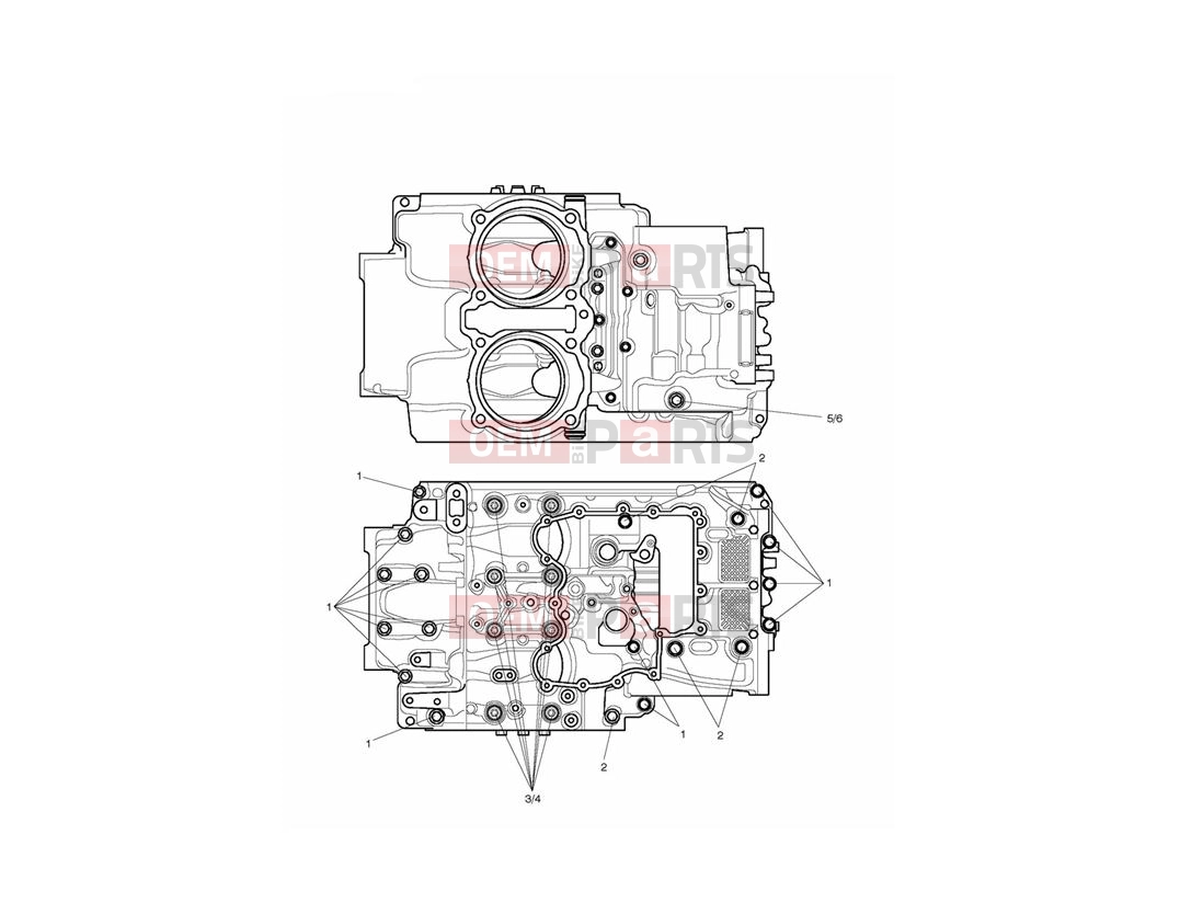 Triumph 2015 THUNDERBIRD LT Crankcase Bolts