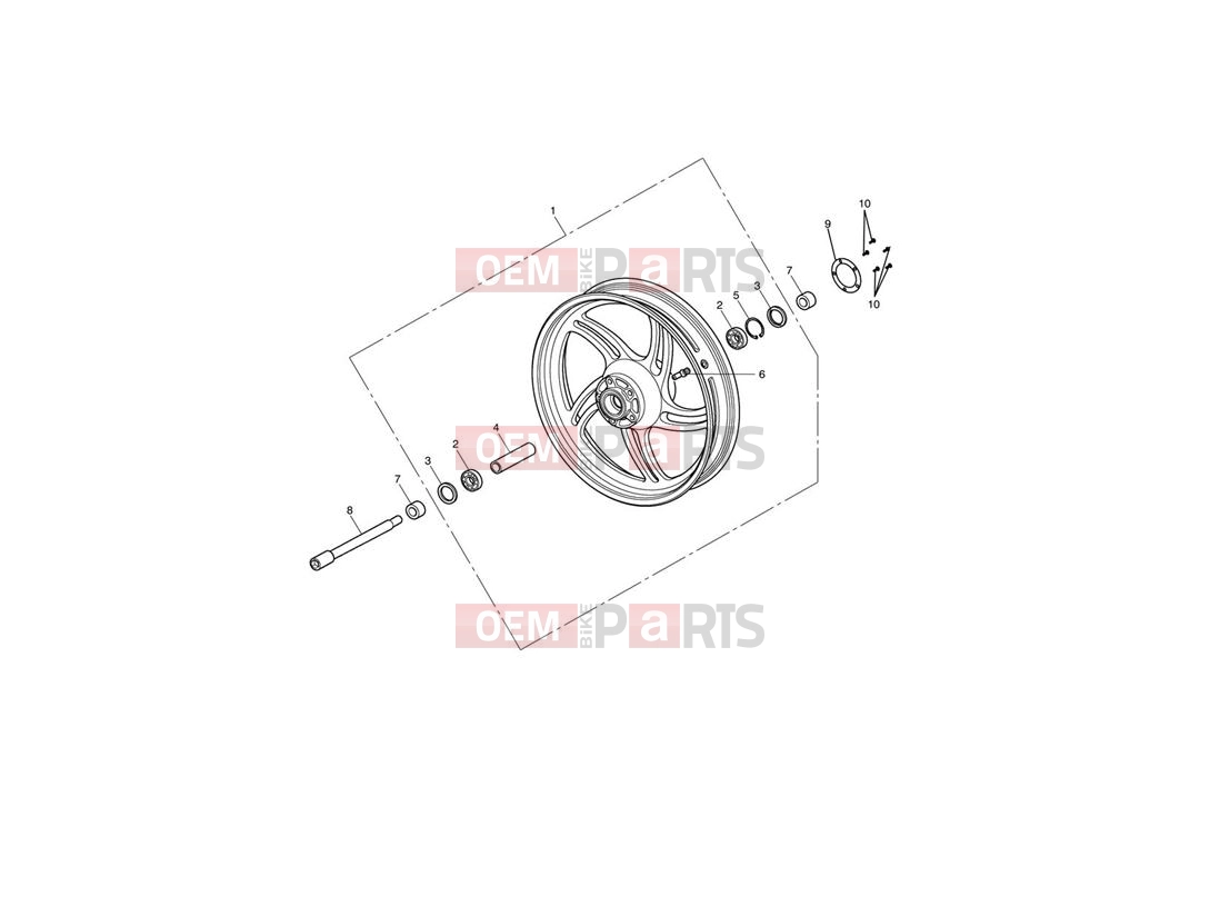 Triumph 2014 THUNDERBIRD STORM Front Wheel