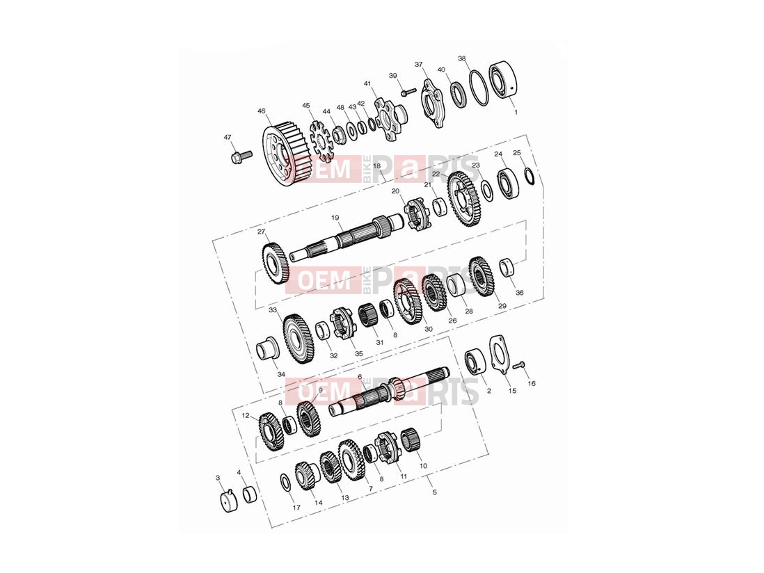 Triumph 2014 THUNDERBIRD STORM Transmission