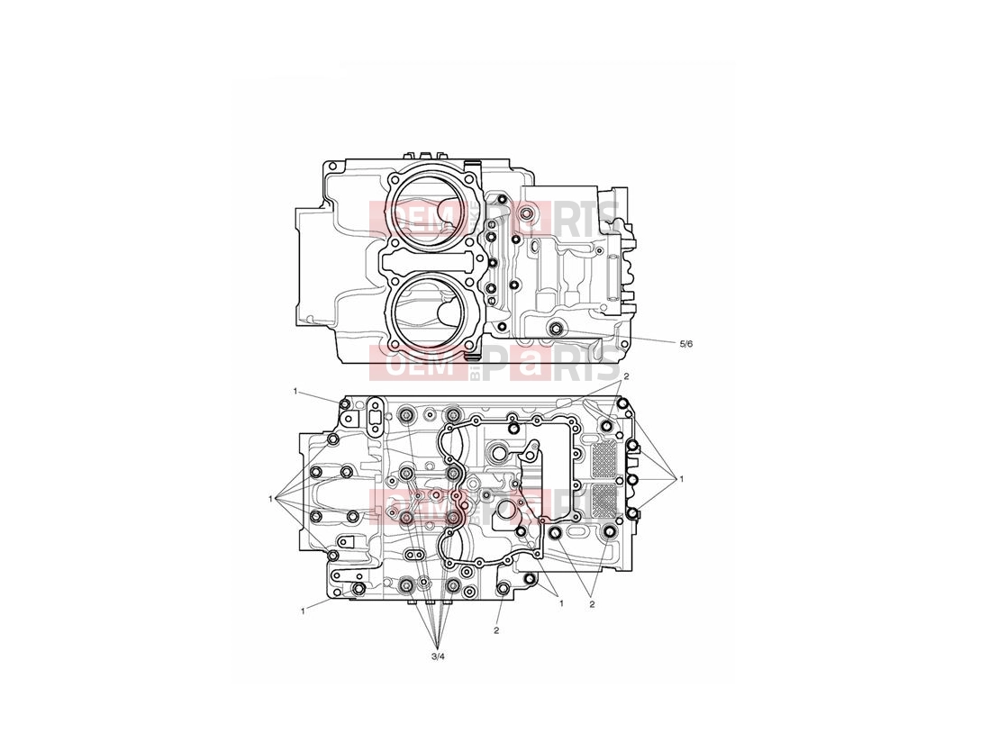 Triumph 2014 THUNDERBIRD STORM Crankcase Bolts