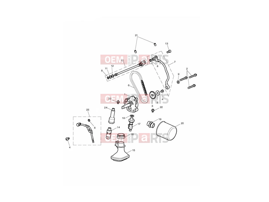 Triumph 2011 THUNDERBIRD STORM Lubrication System