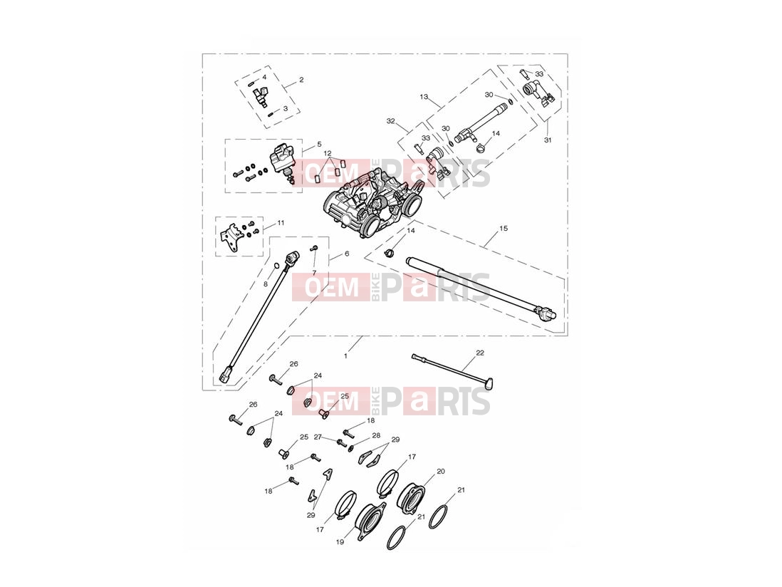 Triumph 2013 THUNDERBIRD STORM Throttle Bodies