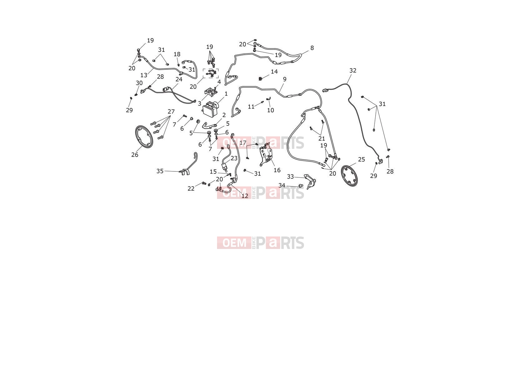 Triumph 2020 SCRAMBLER 1200 XE ABS System