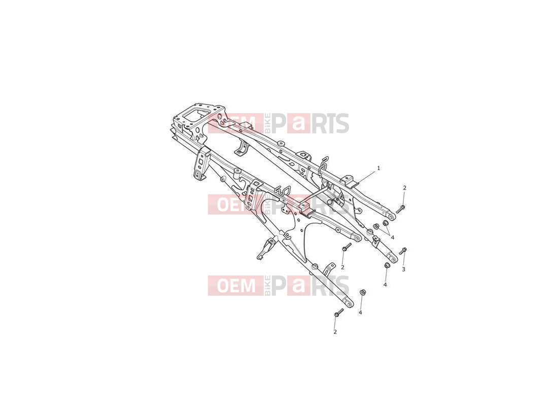 Triumph 2013 TROPHY 1215 Rear Subframe