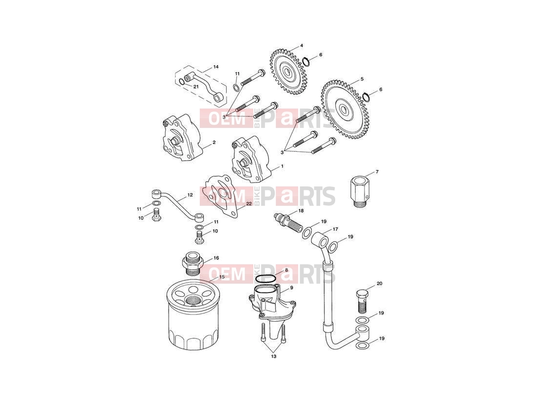 Triumph 2007 SPEEDMASTER EFI Lubrication system