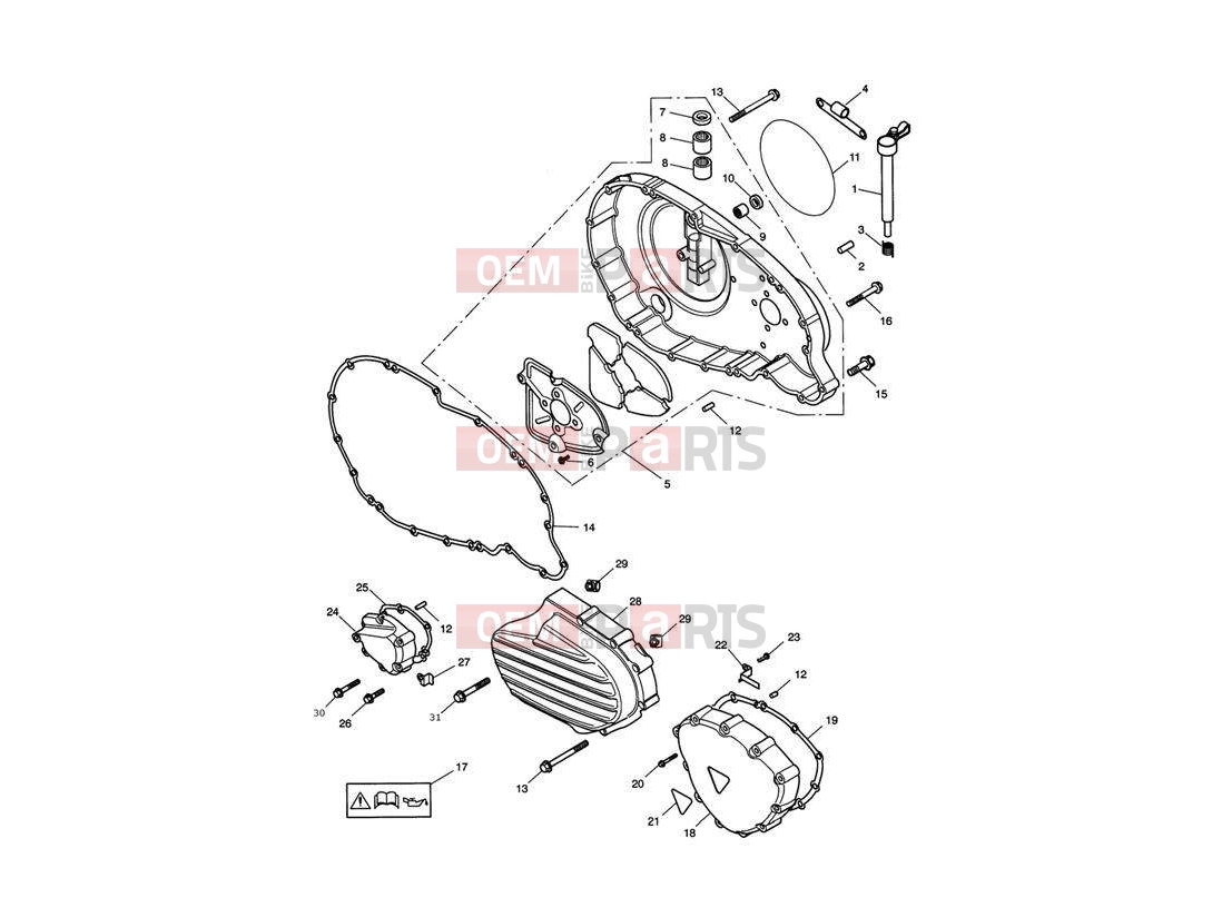 Triumph 2011 SPEEDMASTER EFI Engine Covers