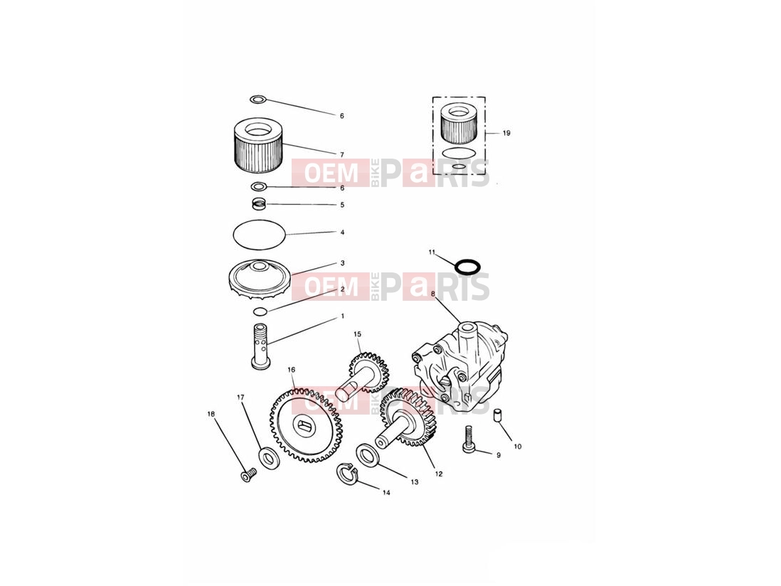 Triumph 1992 TROPHY > 29155 Lubrication System