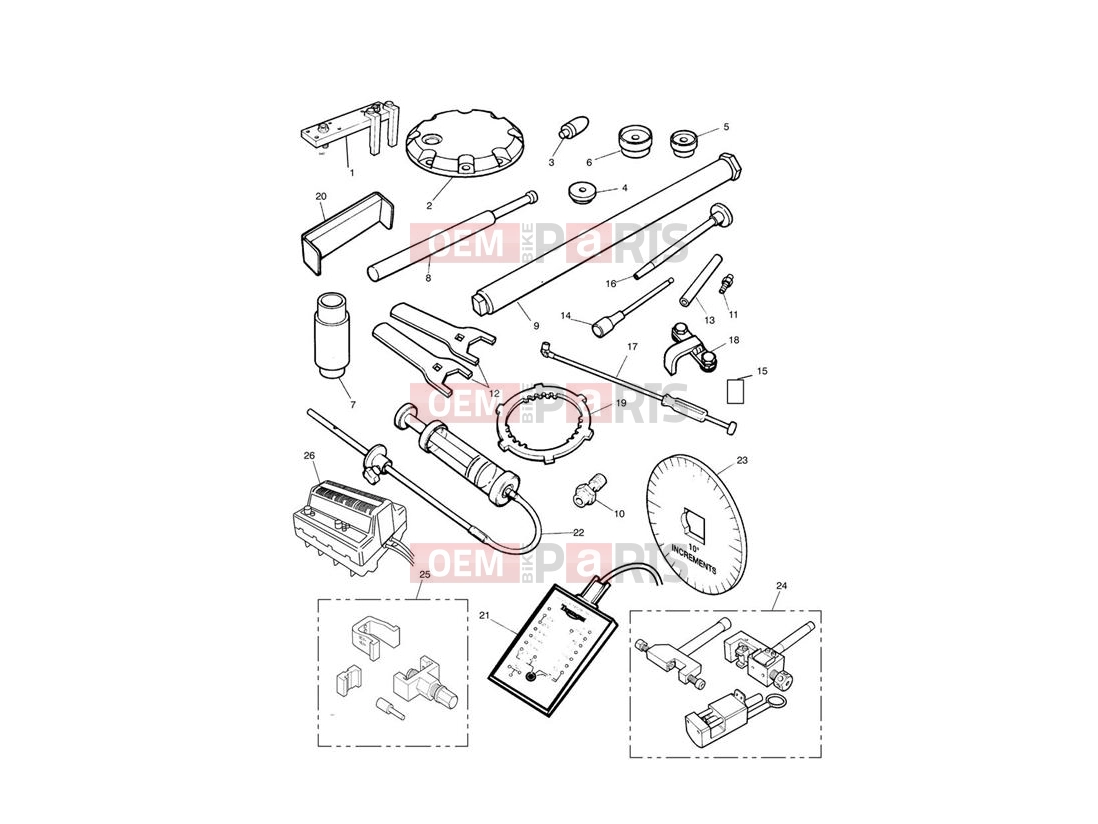 Triumph 1994 TROPHY > 29155 Service Tools
