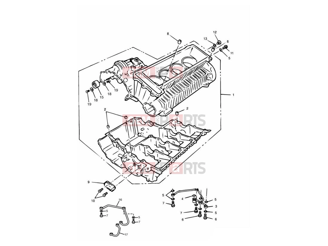 Triumph 1996 TROPHY > 29155 Crankcase