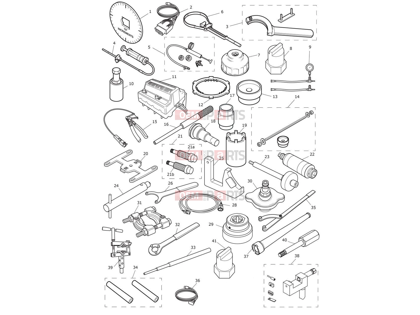 Triumph 2020 SPEED TWIN Service Tools