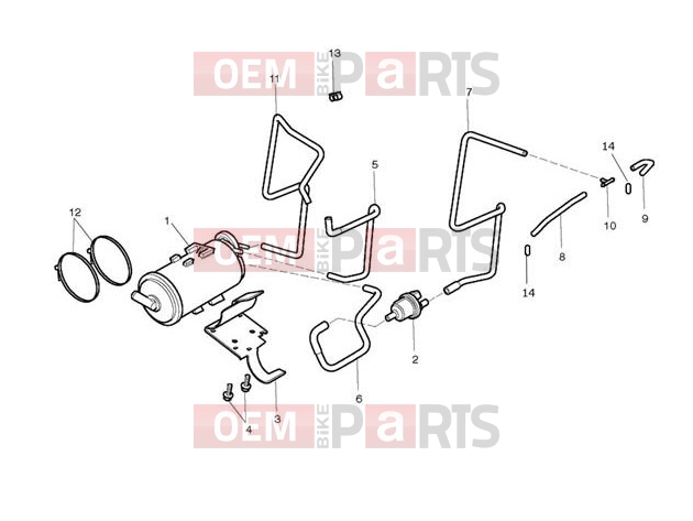 Triumph 2010 SCRAMBLER EFI Evaporative Loss Control System