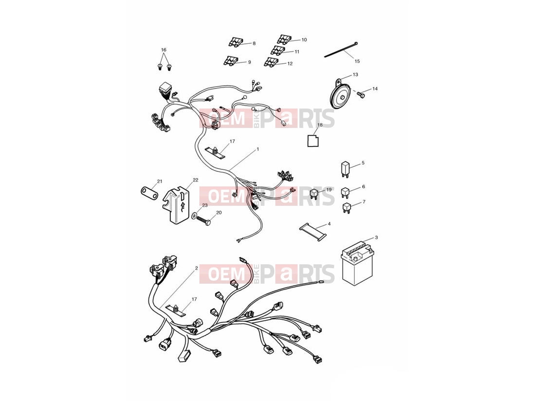 Triumph 2000 TT600 Electrical Equipment