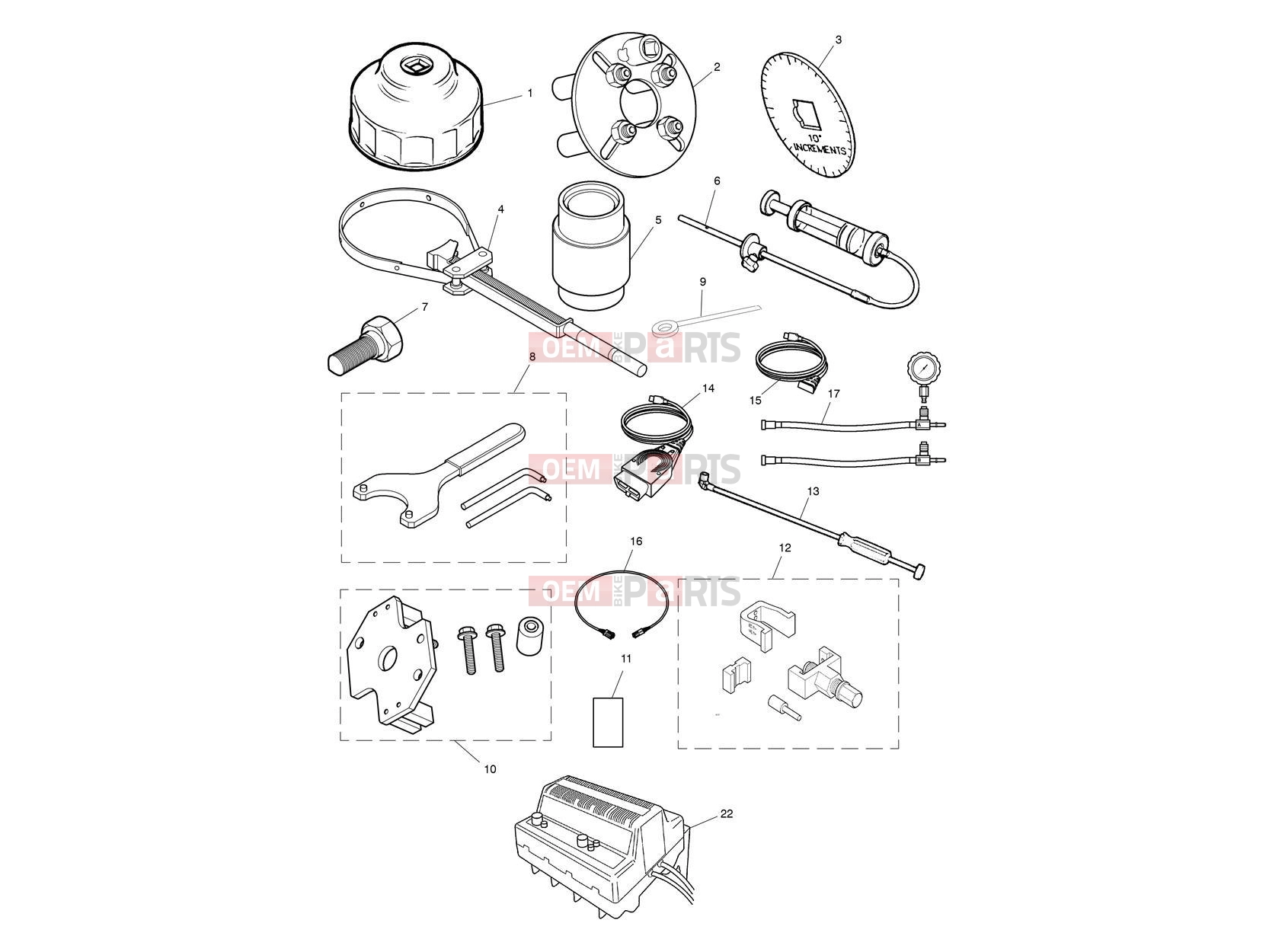 Triumph 2008 THRUXTON 900 EFI Service Tools