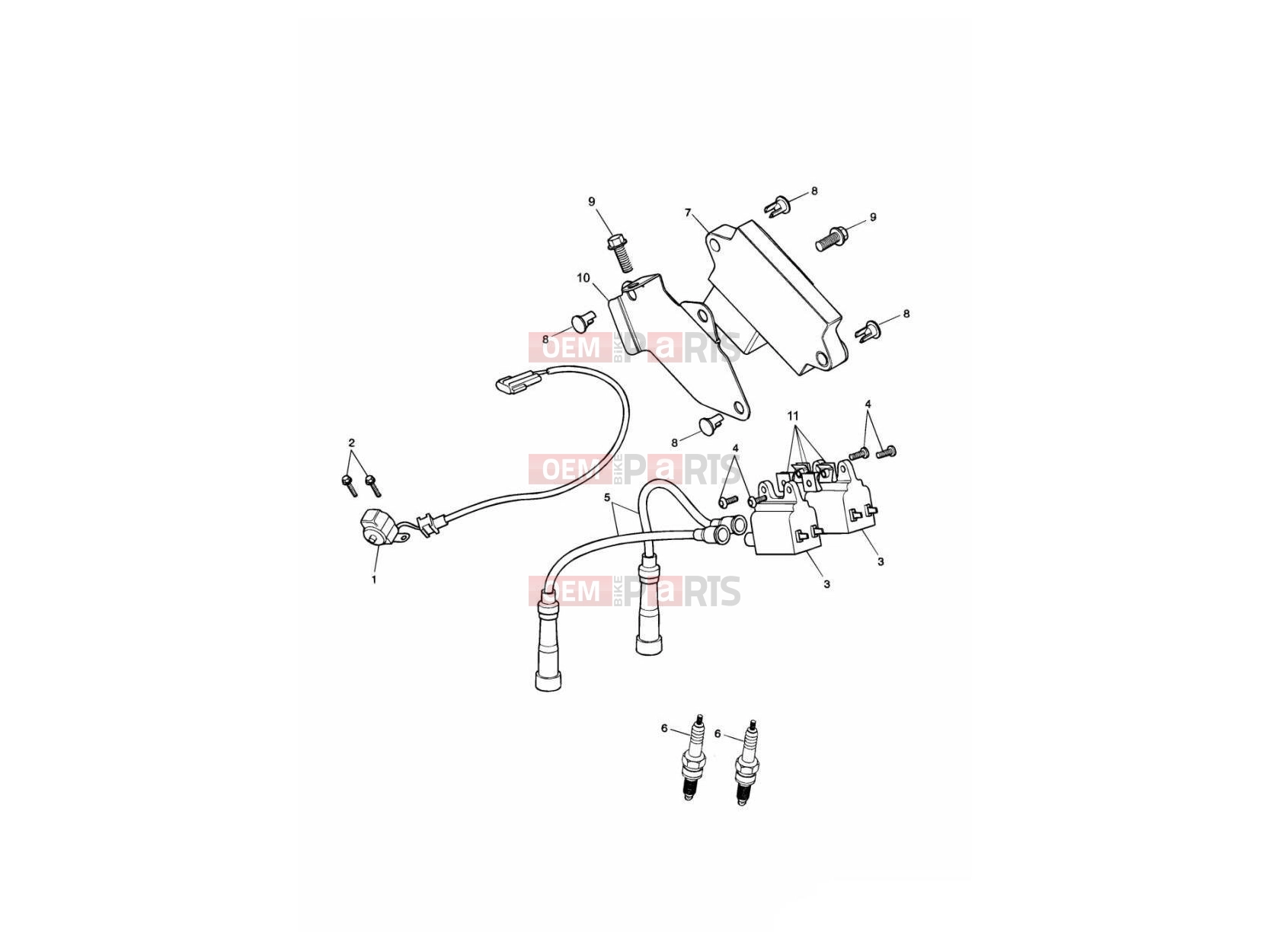 Triumph 2006 AMERICA CARBS Ignition System