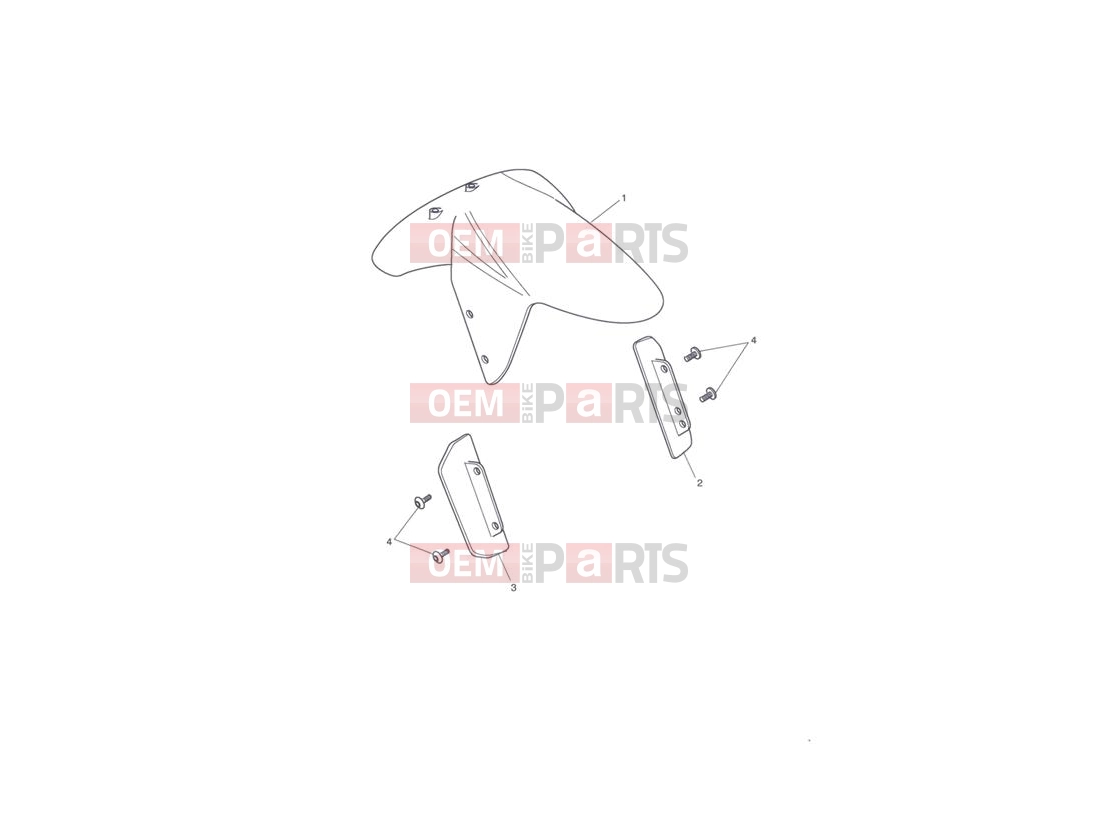 Triumph 2009 Tiger 1050 Front Mudguard